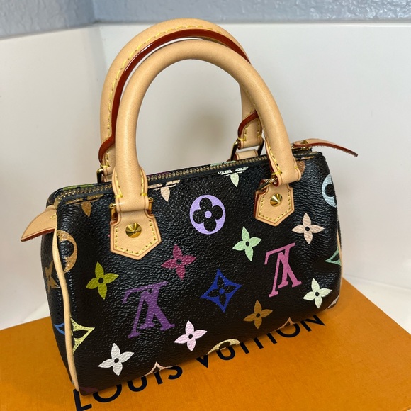 🎀LOUIS VUITTON MINI SPEEDY MULTICOLOR - Picture 6 of 17